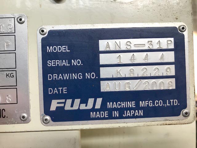 Fuji ANS-31P CNC Lathe, Fuji ANS-31P CNC Turning Center, Fuji 2-Axis CNC Lathe For Sale, 8" Chuck Fuji CNC Lathe For Sale 