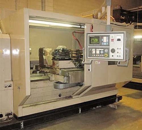 Taachi FTF 1600 CNC Lathe, Big Hole Oilfield Lathe, Mori Seiki SL 8 CNC Lathe, 14" Thru Hole, 12" Thru Hole, 30" Used CNC Chucker, 45" CNC Chucker