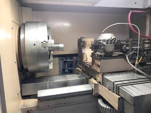 Taachi FTF 1600 CNC Lathe, Big Hole Oilfield Lathe, Mori Seiki SL 8 CNC Lathe, 14" Thru Hole, 12" Thru Hole, 30" Used CNC Chucker, 45" CNC Chucker