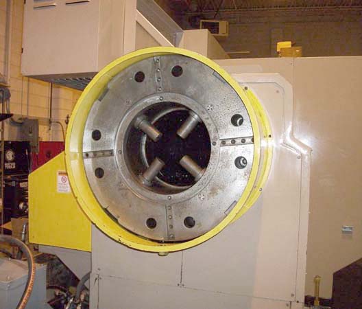 Taachi FTF 1600 CNC Lathe, Big Hole Oilfield Lathe, Mori Seiki SL 8 CNC Lathe, 14" Thru Hole, 12" Thru Hole, 30" Used CNC Chucker, 45" CNC Chucker