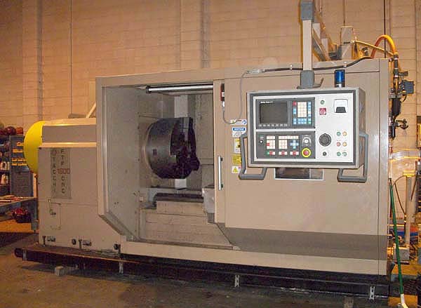 Taachi FTF 1600 CNC Lathe, Big Hole Oilfield Lathe, Mori Seiki SL 8 CNC Lathe, 14" Thru Hole, 12" Thru Hole, 30" Used CNC Chucker, 45" CNC Chucker