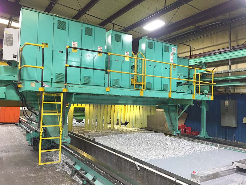 Used Cincinnati Milacron 3-Spindle 5-Axis Gantry Profiler For Sale, Used CNC Vertical Machining Center For Sale