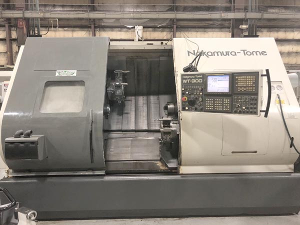 Nakamura Tome WT-300MMYS 8-Axis Twin Spindle Twin Turret CNC Turning Center with Y-Axis and Live Tooling Nakamura WT-300 wt300 for sale