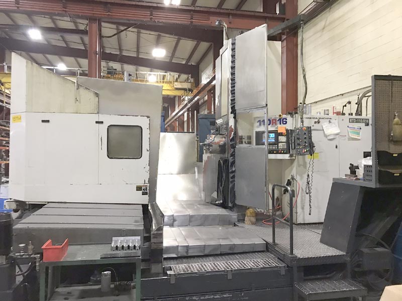 4.33" Toshiba CNC Table Type Horizontal Boring Mill For Sale, Toshiba BTD-110.R16 for sale