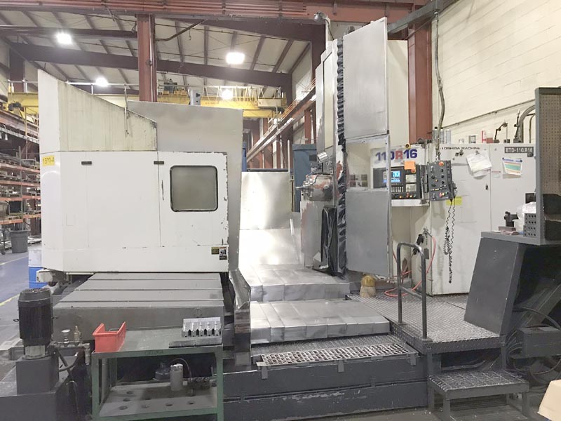 4.33" Toshiba CNC Table Type Horizontal Boring Mill For Sale, Toshiba BTD-110.R16 for sale