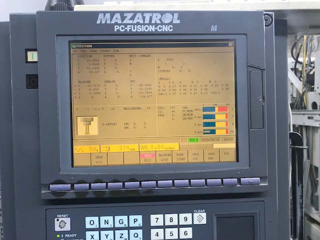 Used Mazak VTC-200B 4-Axis CNC Vertical Machining Center For Sale