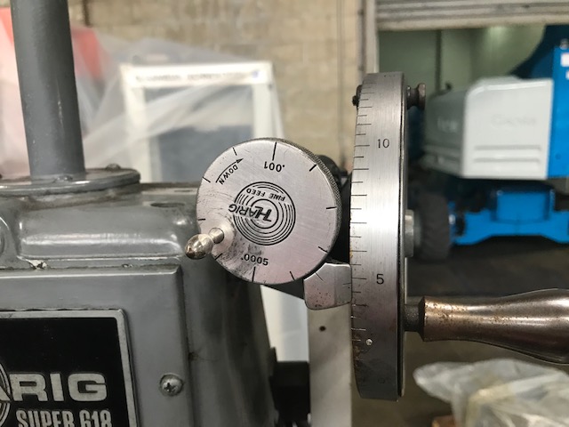Used 6" x 18" Harig Model Super 618 Grinder for sale, Used Harig Hand Feed Horizontal Spindle Grinder For Sale
