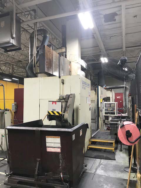 63" G & L CNC Vertical Boring Mill, Giddings & Lewis VTC-1600 CNC Boring Mill, Giddings & Lewis Fives CNC Vertical Boring Mill For Sale, Used 63" Vertical Boring Mill For Sale