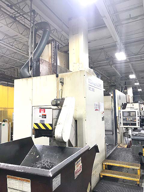 63" G & L CNC Vertical Boring Mill, Giddings & Lewis VTC-1600 CNC Boring Mill, Giddings & Lewis Fives CNC Vertical Boring Mill For Sale, Used 63" Vertical Boring Mill For Sale