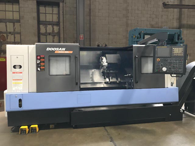 Doosan Puma 300LC CNC Lathe, Doosan Daewoo Puma 300 CNC Lathe, used 12" Doosan CNC Turning Center For Sale, used Doosan CNC lathe for sale, Haas, Fanuc