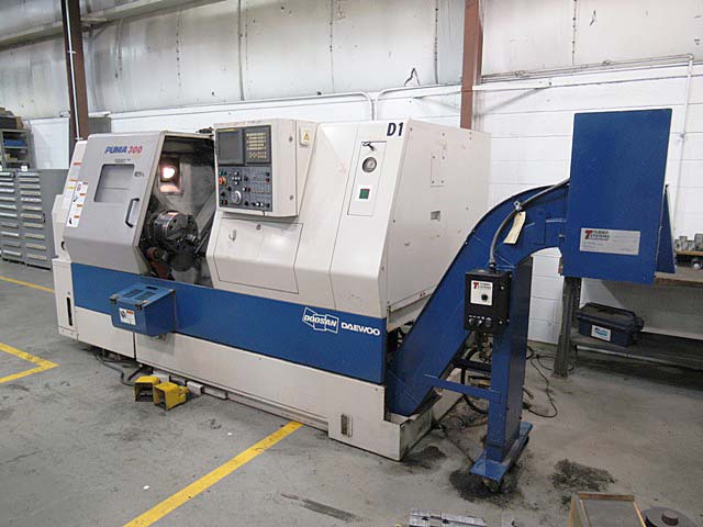 Used Daewoo Doosan Puma 300C CNC Turning Center For Sale, Used Daewoo Puma 300C CNC Turning Center For Sale