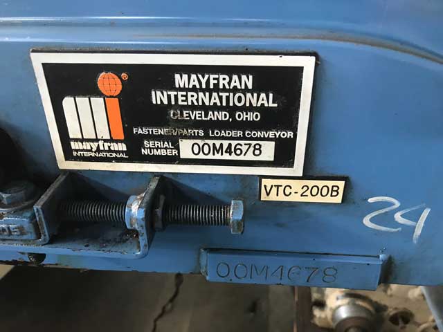 Mayfran Mazak VTC-200B Chip Conveyor, Mayfran Machining Center Chip Conveyor, Metal Chip Conveyor