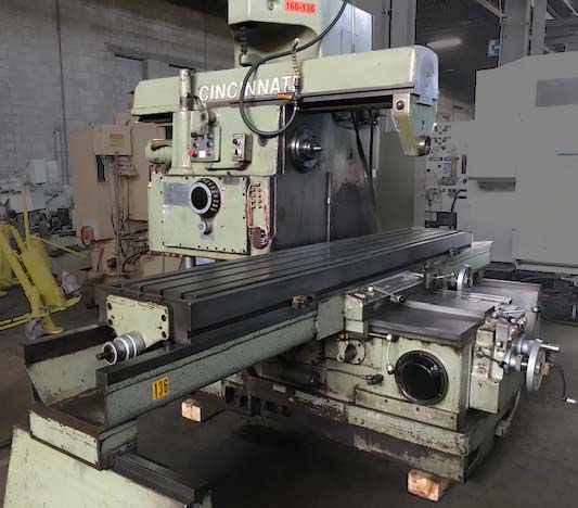750-20 Cincinnati Verci-Power Horizontal Mill, #7 Cincinnati Horizontal Mill, 50 HP Horizontal Mill, Heavy Duty Horizontal Mill For Sale, Big Cincinnati Mill