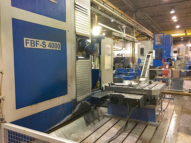 Large CNC Universal Mill Horizontal / Vertical, MTE FBF-S-400 CNC Machining Center, Universal Swiveling Head CNC Machining Center, Large Travel CNC Machining Center For Sale