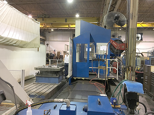 Large CNC Universal Mill Horizontal / Vertical, MTE FBF-S-400 CNC Machining Center, Universal Swiveling Head CNC Machining Center, Large Travel CNC Machining Center For Sale