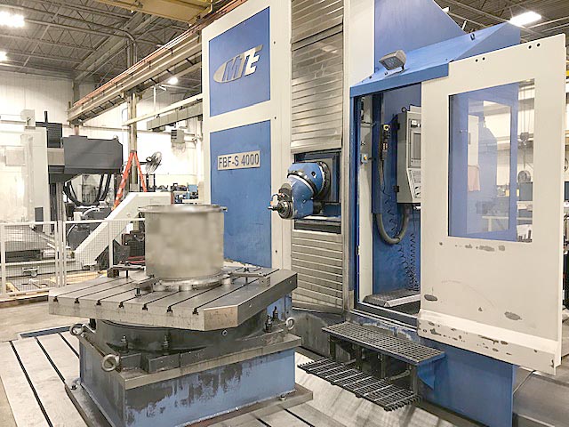Large CNC Universal Mill Horizontal / Vertical, MTE FBF-S-400 CNC Machining Center, Universal Swiveling Head CNC Machining Center, Large Travel CNC Machining Center For Sale
