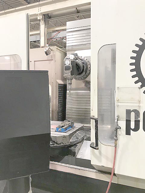 Parpas 5-Axis CNC Vertical Machining Center, Parpas THS-1000 CNC 5-Axis, Parpas THS Large 5-Axis Milling Machine, 5-Axis CNC Universal Head Mill