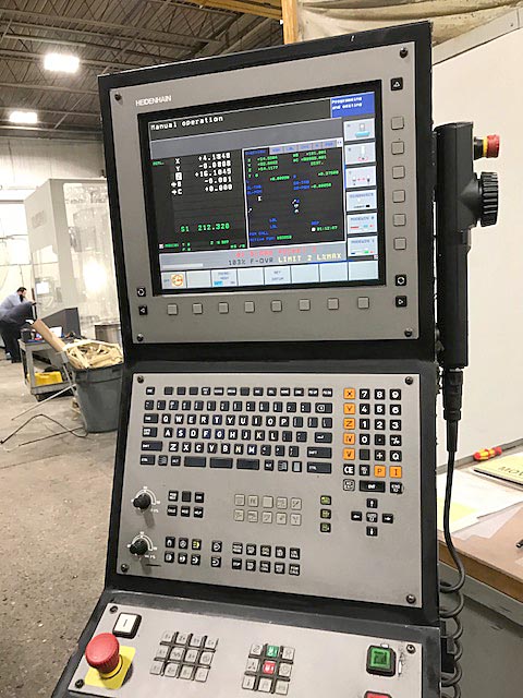 Parpas 5-Axis CNC Vertical Machining Center, Parpas THS-1000 CNC 5-Axis, Parpas THS Large 5-Axis Milling Machine, 5-Axis CNC Universal Head Mill