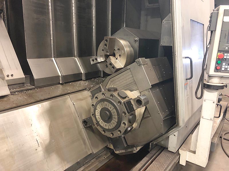 Okuma MacTurn 550W Universal Mill Turn CNC Lathe, Okuma MacTurn Multi Function CNC Turning Center, Used Okuma MacTurn For Sale, Used 15" CNC Mill Turn for Sale