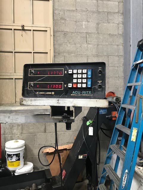 Bridgeport Series 1 Mill with DRO and Power Feed, 2 HP Bridgeport Mill, Bridgeport Mill with Power Feed and DRO