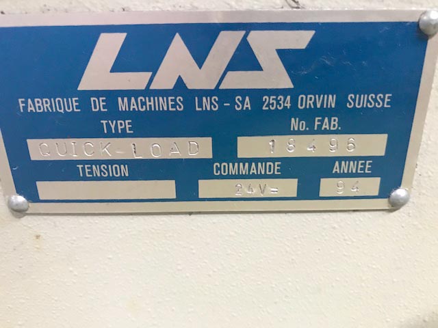 LNS Quick Load Bar Feeder, QL-60 Automatic Bar Loader, LNS Barfeed for a CNC Lathe, LNS Model Quick Load CNC Barfeeder