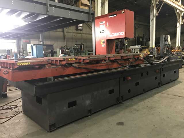 Amada VM3800 Vertical Band Plate Saw, 12" Thick Plate Saw, Ferrous or Non-Ferrous Vertical Band Plate Saw