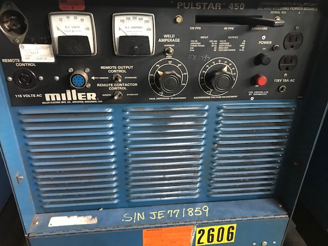 Miller 450 amp Pulstar 450 Mig Welder