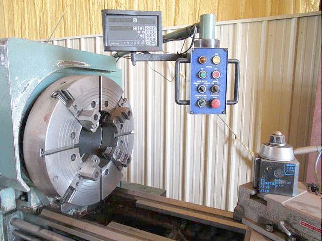 34" x 120" Kingston Lathe, Large Bore Lathe, Big Bore Lathe, Large Thru Hole Lathe