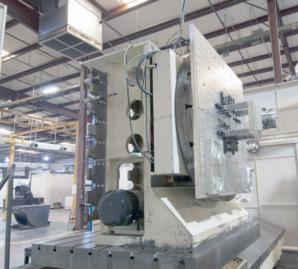 G&L 6" CNC Horizontal Boring Mill, 5-Axis Contouring CNC Boring Mill, Giddings & Lewis Fives RT1250 CNC