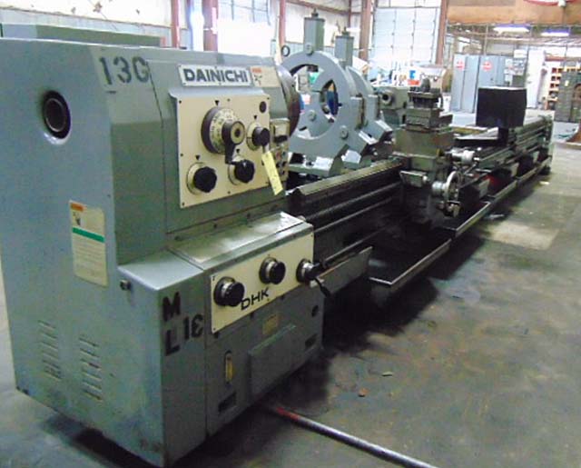 240" Lathe with Inch and Metric Threading, Big Dainichi Engine Lathe, Japan Made Engine Lathe, 30" Swing x 240" Lathe
