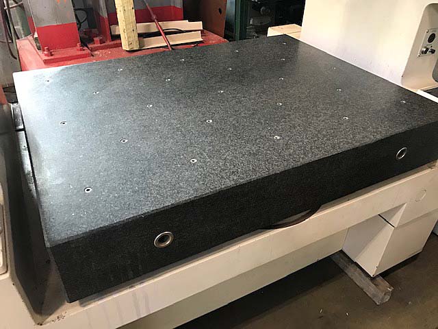 48" x 36" x 7.5" Mitutoyo Black Granite Inspection Plate
