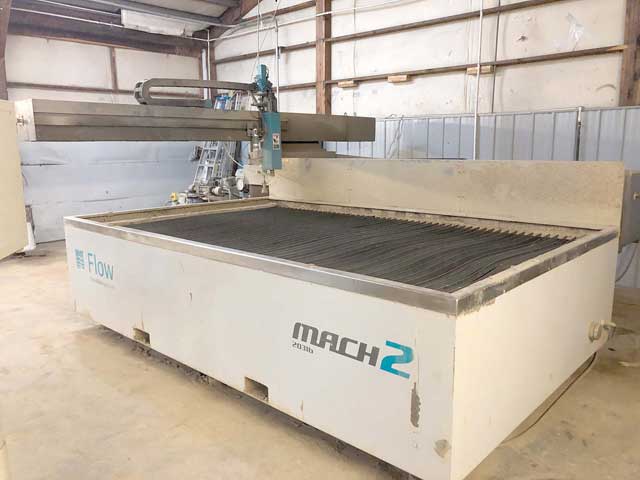6' x 10' Flow Water Jet, Flow CNC Water Jet Cutting Machine, 60,000 psi Water Jet, Waterjet