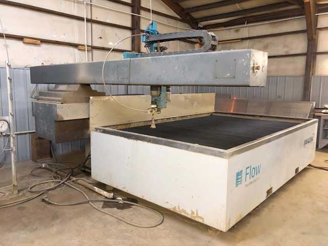 6' x 10' Flow Water Jet, Flow CNC Water Jet Cutting Machine, 60,000 psi Water Jet, Waterjet