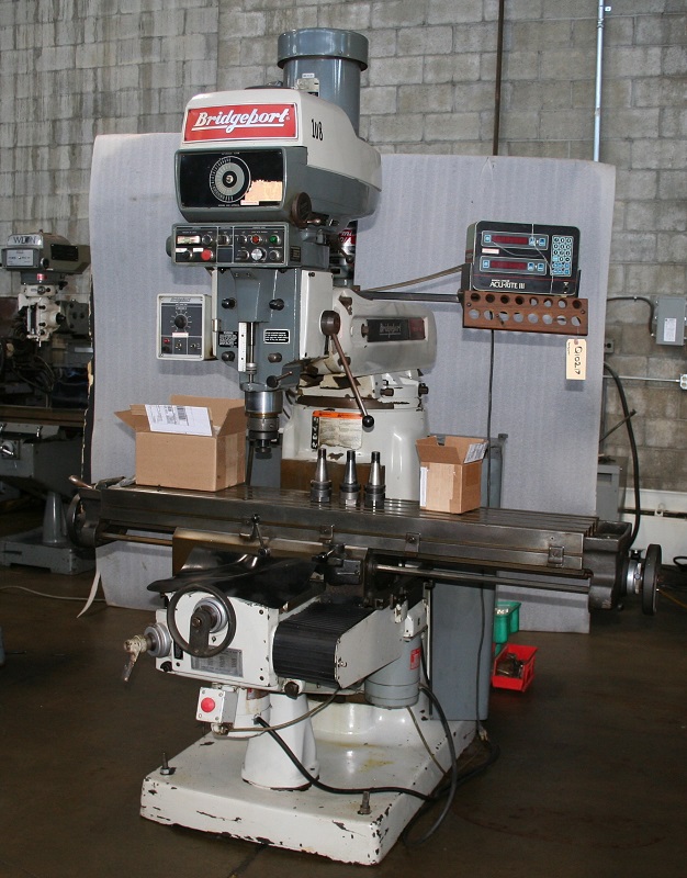 Used Bridgeport Series II Heavy Duty Vertical Knee Mill For Sale, Used Vertical Mill For Sale