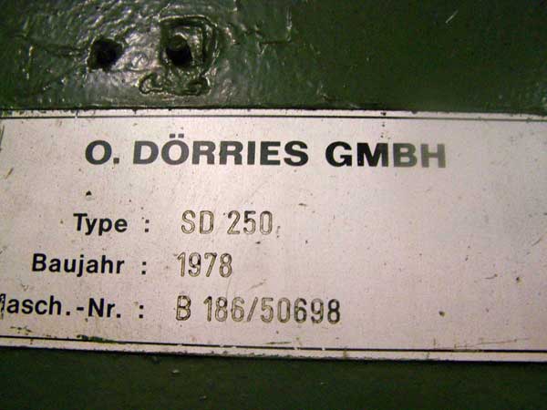 98" Dorries SD-250 Vertical Boring Mill / Turret Lathe For Sale, 98" D&ouml;rries SD-250 Vertical Boring Mill, 98" Dorries SD-250 Vertical Turret Lathe, 98" D&ouml;rries SD-250 Vertical Turret Lathe