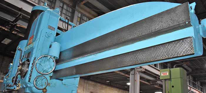 8'x 19" Carlton 4A Radial Arm Drill, 8' Carlton Radial Drill, used Carlton Radial Drill For Sale, used 7' Radial Drill For Sale, American, Gilbert, Bickford, GL