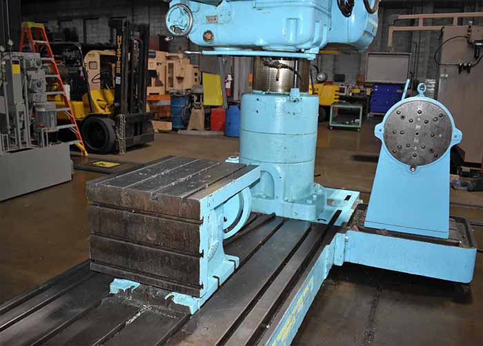 8'x 19" Carlton 4A Radial Arm Drill, 8' Carlton Radial Drill, used Carlton Radial Drill For Sale, used 7' Radial Drill For Sale, American, Gilbert, Bickford, GL