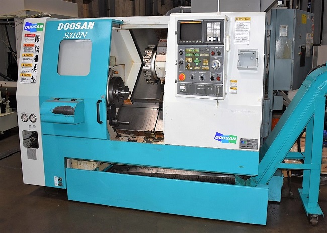 Used Doosan S-310N CNC Turning Center For Sale, 10" CNC Lathe For Sale