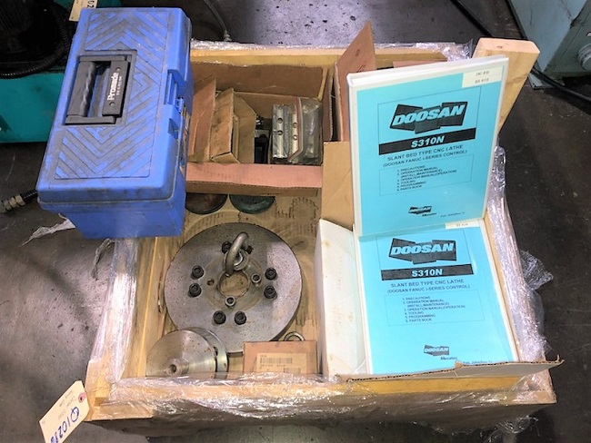 Used Doosan S-310N CNC Turning Center For Sale, 10" CNC Lathe For Sale