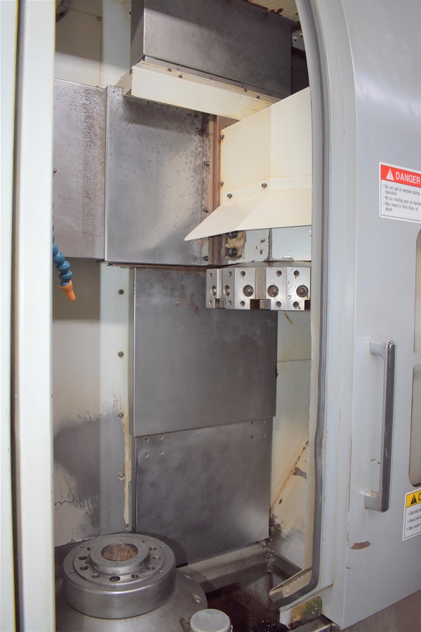 Used 15" Doosan V450-TM Twin Spindle CNC Turning Center For Sale, 10" CNC Lathe For Sale