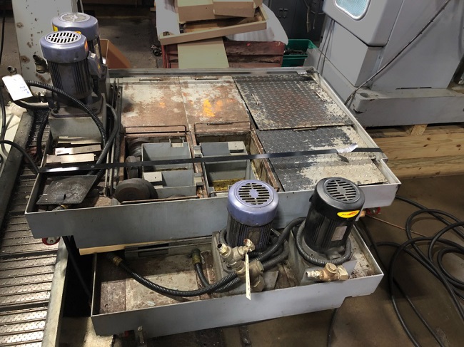 Used 15" Doosan V450-TM Twin Spindle CNC Turning Center For Sale, 10" CNC Lathe For Sale