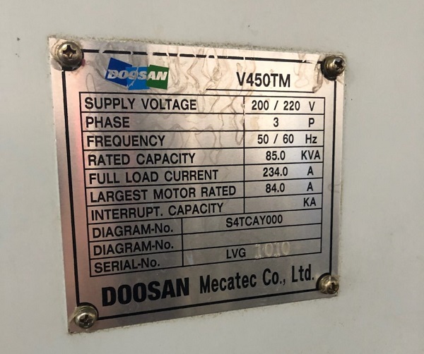 Used 15" Doosan V450-TM Twin Spindle CNC Turning Center For Sale, 10" CNC Lathe For Sale