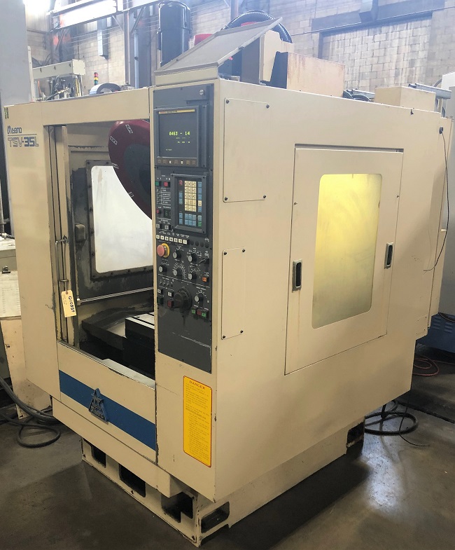 Used Miyano TSV-35L CNC Drill and Tap Center For Sale, Used Miyano CNC Vertical Machining Center For Sale