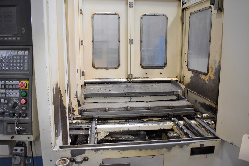 Used Okuma MX-45VAE CNC Vertical Machining Center w/ Pallet Shuttle For Sale