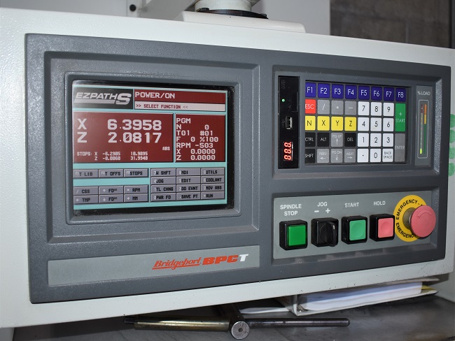 Used Bridgeport Romi Ez Path SD CNC Turning Center For Sale, Used Romi Bridgeport CNC Lathe For Sale