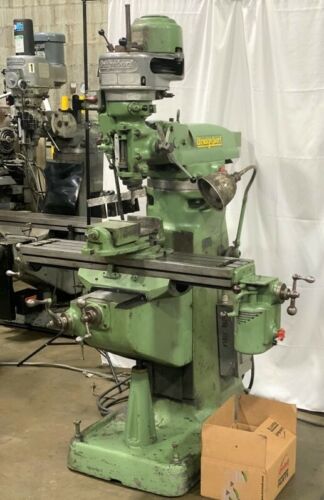 Manual Bridgeport Knee Mill, Bridgeport 3-Axis Mill For Sale, Tool Room Vertical Mill for sale, 1hp Bridgeport Mill, Garage Mill