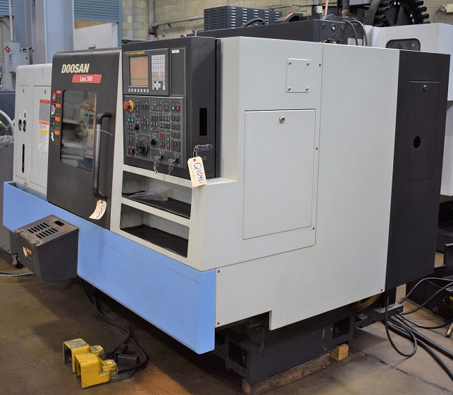 Doosan Lynx 300 CNC Turning Center For Sale, Daewoo Doosan Lynx 300 CNC Lathe For Sale, Doosan 300 CNC Lathe, 10" Chuck 2-Axis CNC Lathe For Sale