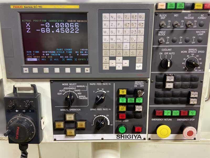 18" x 118" Shigiya GP-45B CNC Plain Cylindrical Grinder, used 18" x 118" Shigiya GP-45B CNC Plain Cylindrical Grinder For Sale, Used Cylindrical Grinder For Sale, Kellenberger, Studer