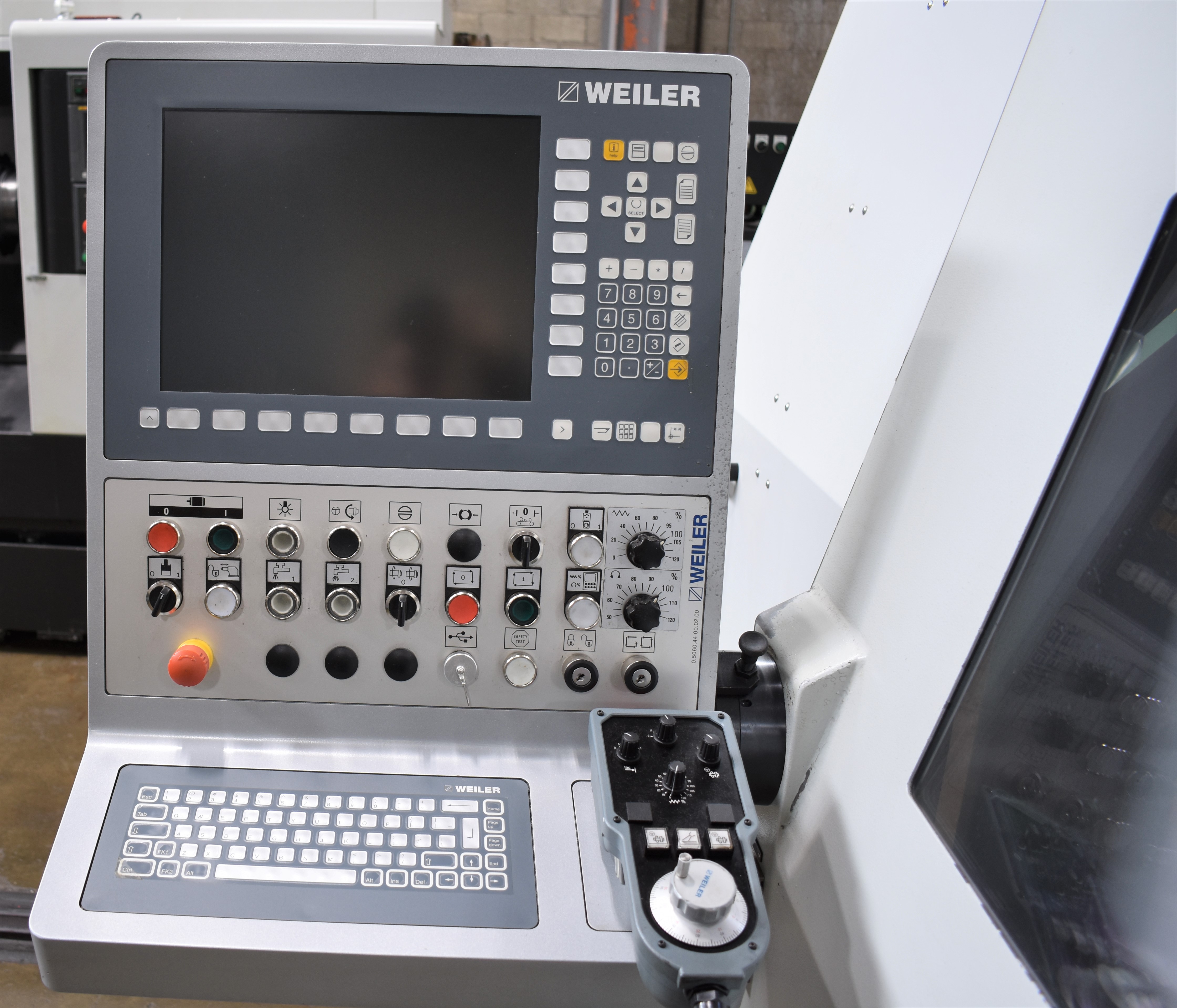 28" x 80" WEILER E70 CNC FLAT BED LATHE, Used Weiler E70 x 2000 CNC Lathe For Sale, Weiler Oil Country Lathe for sale, Used 28" x 80" CNC Flat Bed Lathe For Sale