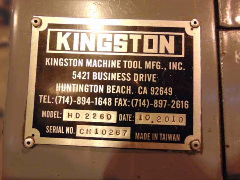 22" x 60" Kingston HD2260 Gap Bed Engine Lathe, Used Gap Bed Lathe For Sale, Engine Lathe For Sale, Leblond, Toolmex